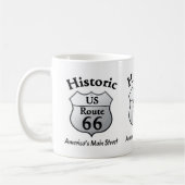 Historische route 66 koffiemok (Links)