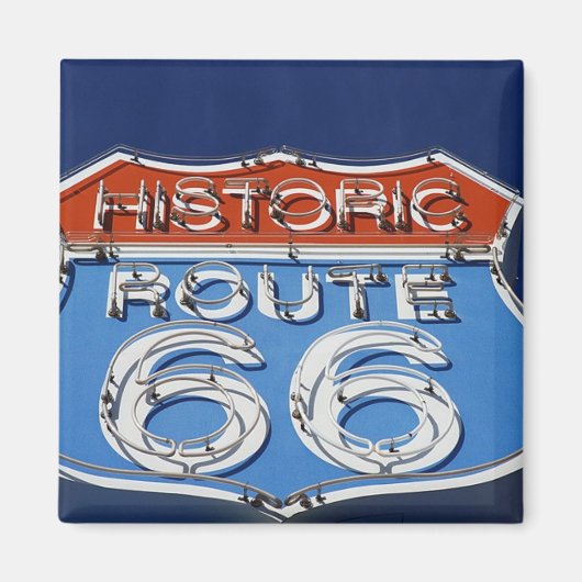 Historische route 66 magneet (Voorkant)
