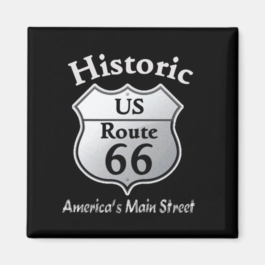 Historische Route 66 magneten (Voorkant)