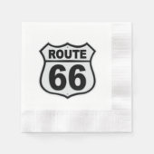 Historische route 66 servet (Voorkant)