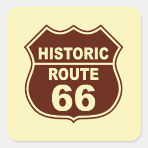 Historische Route 66 Sticker