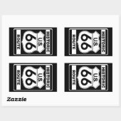 Historische route 66 Stickers (Vel)