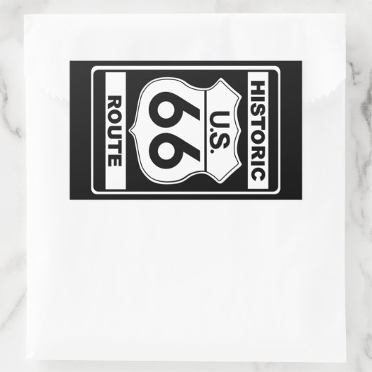 Historische route 66 Stickers (Tas)
