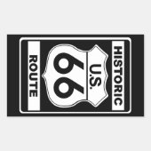Historische route 66 Stickers (Voorkant)