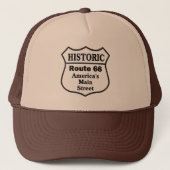 Historische Route 66 Trucker Pet (Voorkant)