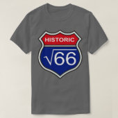 Historische Route 66 TShirt (Design voorkant)