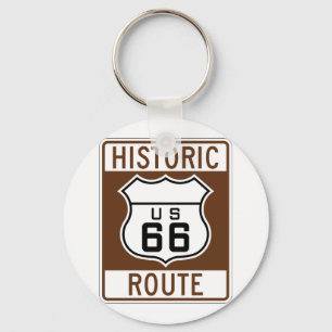 Historische Route 66 van Arizona de V.S. Sleutelhanger