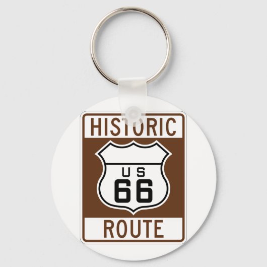 Historische Route 66 van Arizona de V.S. Sleutelhanger (Voorkant)