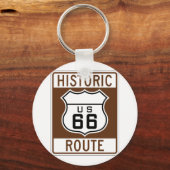 Historische Route 66 van Arizona de V.S. Sleutelhanger (Voorkant)