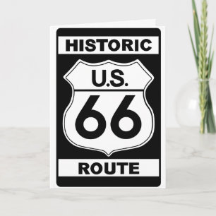 Historische Route 66 Wenskaart Kaart