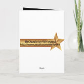 Historische Route 66 Wenskaart Zwart Kaart (Achterkant)