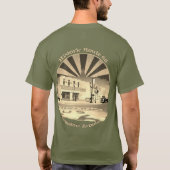Historische Route 66 Winslow Arizona Back Design T-shirt (Achterkant)