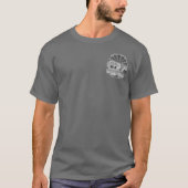 Historische Route 66 Winslow Arizona Voorzijde T-shirt (Voorkant)