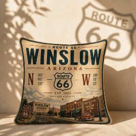 Historische Route 66 Winslow Comfort Kussen