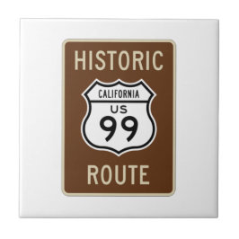 Historische Route US Route 99 (Californië) Sign. Tegeltje