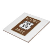 Historische Route US Route 99 (Californië) Sign. Tegeltje (Zijkant)
