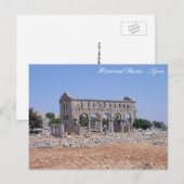 Historische ruïnes, oude gebouwen / Syrië Briefkaart (Voorkant / Achterkant)