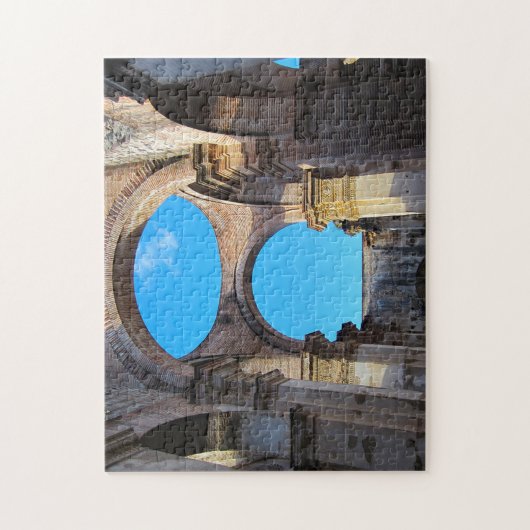 Historische ruïnes van de Antigua Architecture. Legpuzzel (Verticaal)