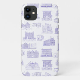 Historische Salem MA Patroon iPhone / iPad case