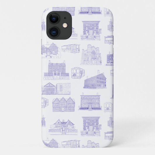 Historische Salem MA Patroon iPhone / iPad case (Achterkant)