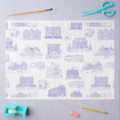 Historische Salem MA Patroon Tissue Paper Tissuepapier (Craft)