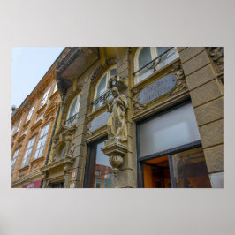 Historische Salvator Apotheek, Bratislava, Slowaki Poster