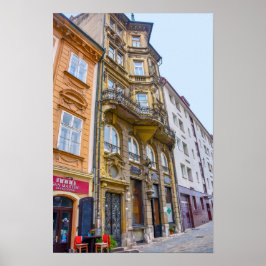 Historische Salvatore Apotheek, Bratislava, Slowak Poster