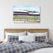 Historische Saratoga Race Course Canvas Afdruk (Insitu (Slaapkamer))