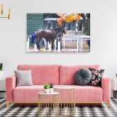 Historische Saratoga Race Course Canvas Afdruk (Insitu (Woonkamer))