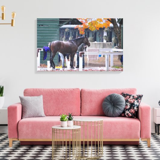 Historische Saratoga Race Course Canvas Afdruk (Insitu (Woonkamer))