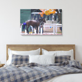 Historische Saratoga Race Course Canvas Afdruk (Insitu (Slaapkamer))