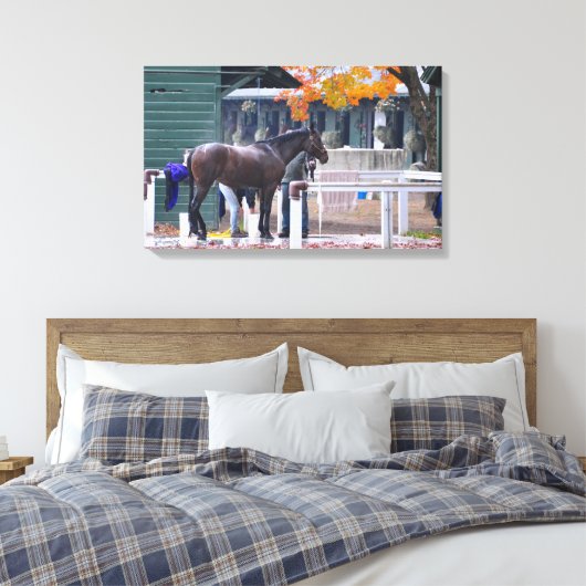 Historische Saratoga Race Course Canvas Afdruk (Insitu (Slaapkamer))