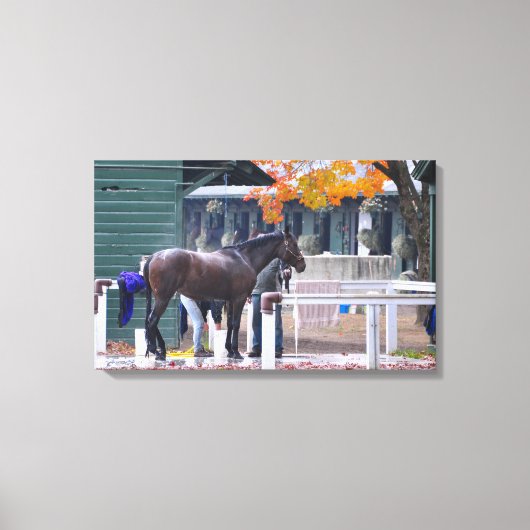 Historische Saratoga Race Course Canvas Afdruk (Voorkant)