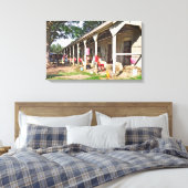 Historische Saratoga Race Course Canvas Afdruk (Insitu (Slaapkamer))