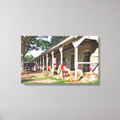 Historische Saratoga Race Course Canvas Afdruk (Voorkant)