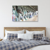 Historische Saratoga Race Course Canvas Afdruk (Insitu (Slaapkamer))