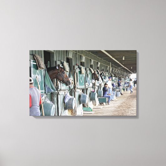 Historische Saratoga Race Course Canvas Afdruk (Voorkant)