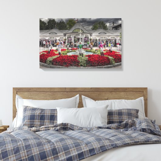 Historische Saratoga Race Course Canvas Afdruk (Insitu (Slaapkamer))
