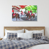 Historische Saratoga Race Course Canvas Afdruk (Insitu (Slaapkamer))