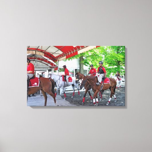 Historische Saratoga Race Course Canvas Afdruk (Voorkant)