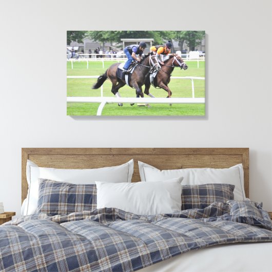 Historische Saratoga Race Course Canvas Afdruk (Insitu (Slaapkamer))