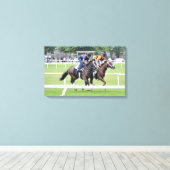 Historische Saratoga Race Course Canvas Afdruk (Insitu (Houten vloer))