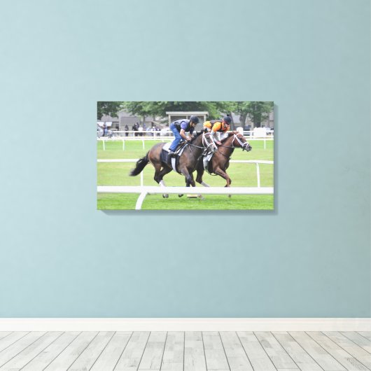 Historische Saratoga Race Course Canvas Afdruk (Insitu (Houten vloer))