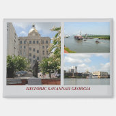 Historische Savannah, Georgia Magneet (Voorkant)