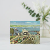 Historische scheepvaartveerboot over de Bodensee Briefkaart (Staand voorkant)