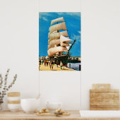 historische schepen, Star of India San Diego Poster (Keuken)