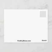 Historische Shelby NC Oude Post Kantoor Briefkaart (Achterkant)