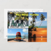 historische sleutel west florida usa briefkaart (Voorkant / Achterkant)