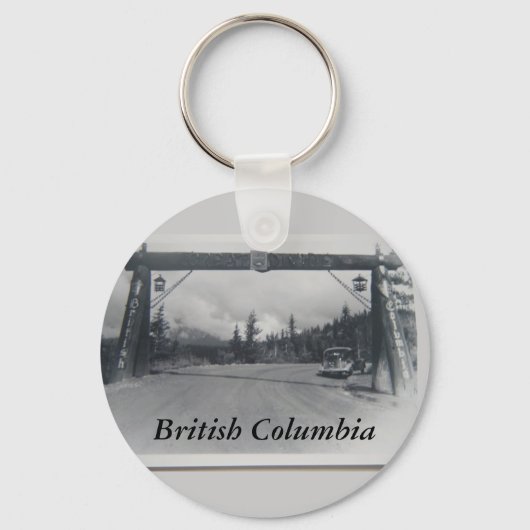 Historische sleutelhanger van British Columbia (Voorkant)