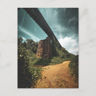 Historische spoorbrug over de Alcovy-rivier Briefkaart